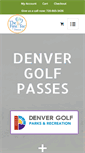 Mobile Screenshot of denvergolfpasses.com