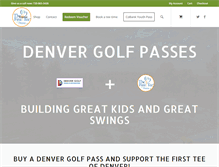 Tablet Screenshot of denvergolfpasses.com